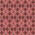 thumbnail image 1 of Ahgly Company Indoor Square Patterned Saffron Red Area Rugs, 5' Square, 1 of 6