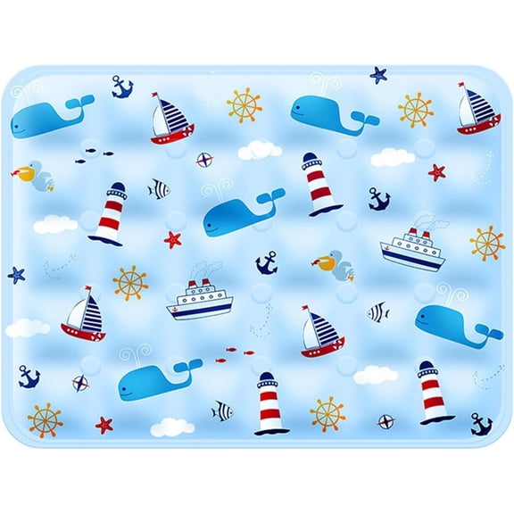 Pet Cooling Mat for Cats Dogs 24 x 20 in, Self Cooling Pad for Crate Car Travel Use