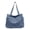 Light Blue, variant on SPEKSEE Large Capacity Washed Denim Tote Bag, Casual Daily Shoulder Handbag with Zip‑Top Closure Roomy Denim Purse for Work Commute Shopping Travel