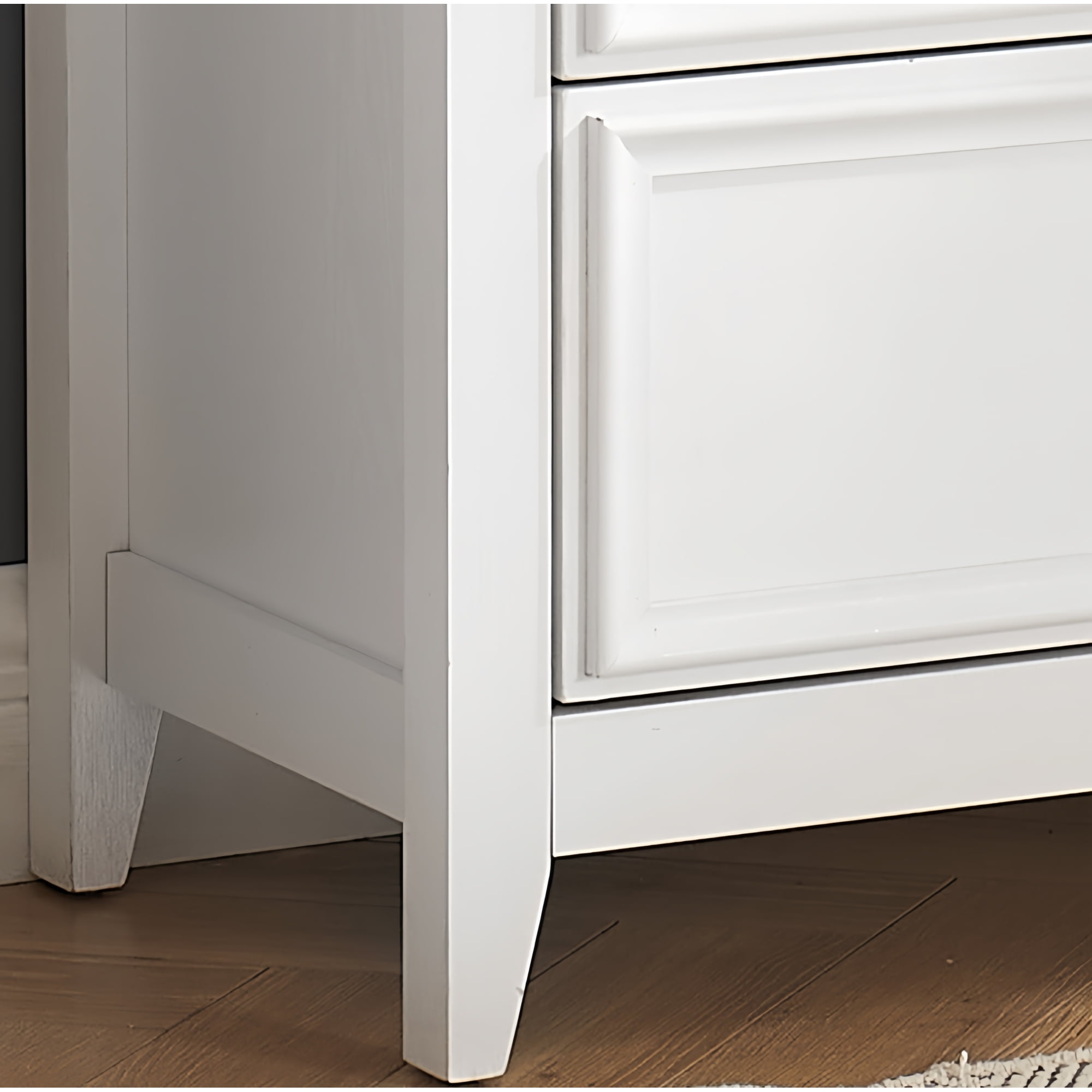 Leumius 7 Drawers Dresser,Modern 7 Drawers Cabinet Chest of Drawers Closet Organizers and Storage for Living Room,Bedroom,White