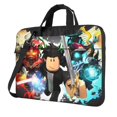 thumbnail image 1 of Zufioo Roblox Sac pour Ordinateur Portable, Sac à Bandoulière à Fermeture à Glissière Sac Messager Mallette, Adapté pour École, Travail, Voyage, 1 of 9