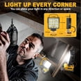 thumbnail image 4 of Luz de trabajo LED inalámbrica MTiolHig 60 W 6000 Lm para Dewalt 20 V, 4 of 9