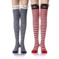 thumbnail image 1 of Womens Soft Warm Knee High Ings Fuzzy Socks, 1 of 5