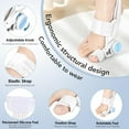 thumbnail image 6 of Bunion Corrector for Women & Men with Adjustable Knob Silicone Pad, Bunion Relief Big Toe Splint for Left/Right Feet, White, 6 of 10