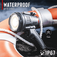 thumbnail image 6 of Coast LS20R 2500 Lumen Rechargeable LED Spotlight, 1/4 Mile Beam Distance, SOS Mode, IP67 Waterproof, 6 of 12