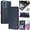 Blue, variant on Classic Style Flip Case for Motorola Moto G 5g 2024 Shockproof Wallet Case Card Holder Rfid Blocking Magnetic Closure