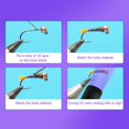 thumbnail image 4 of Kit combinado de pegamento UV EDSRDXS para atar, pegar y soldar con mosca, 4 of 8