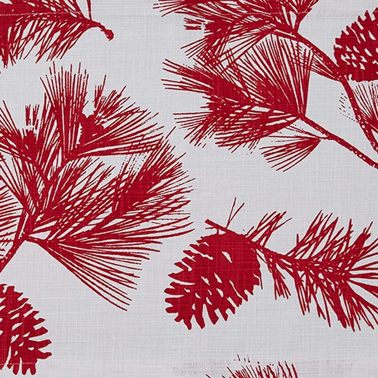  Red Placemats Set of 4, Cranberry Cloth Place Mats
