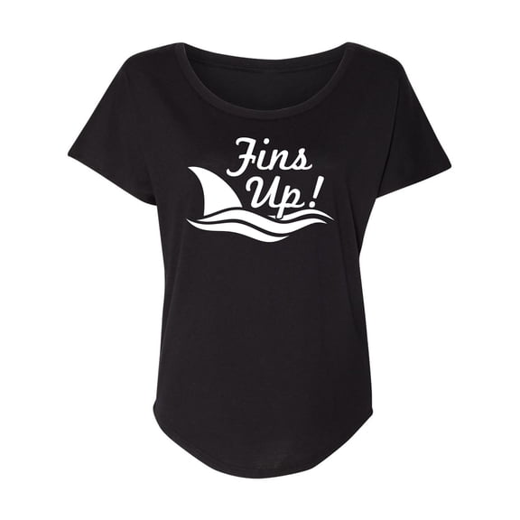 Fins Up! Womens Dolman Tee