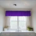 thumbnail image 2 of Solid Poplin Window Valance 58" Wide Purple, 2 of 3