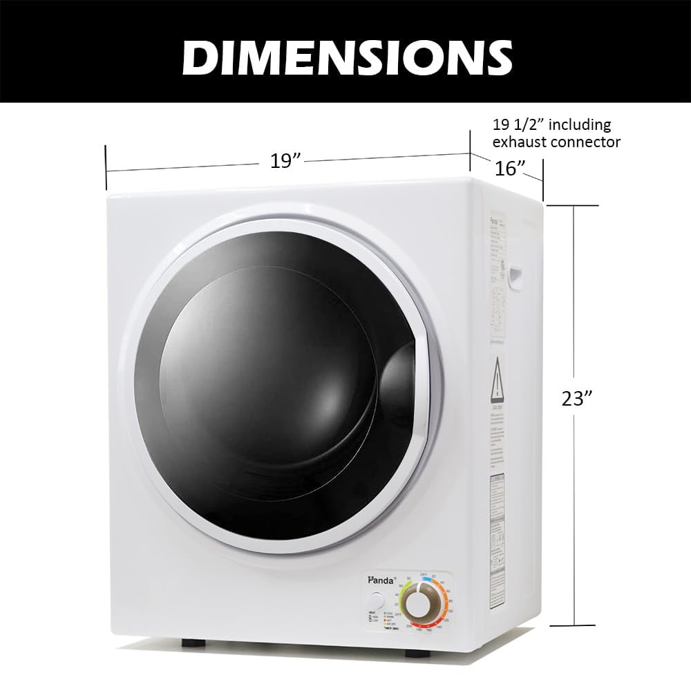 Panda Small Mini Potable 1.5cu.ft Compact Cloth Dryer Walmart