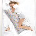 thumbnail image 4 of Long Body Pillow Cover - Soft & Breathable, Hidden Zipper, 20"x54", Magical Unicorn & Rainbow Print - Perfect Gift for Fantasy Lovers, Side Sleepers, Kids & Teens Room Decor, 4 of 7
