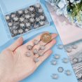 thumbnail image 4 of 300pcs Stainless Steel Bead Caps Flower End Bead Caps Multi-Petal Bead Caps Spacer Bead Caps End Spacer for Earring Bracelet Necklace DIY Jewelry Making STAS-UN0056-66-US12, 4 of 6