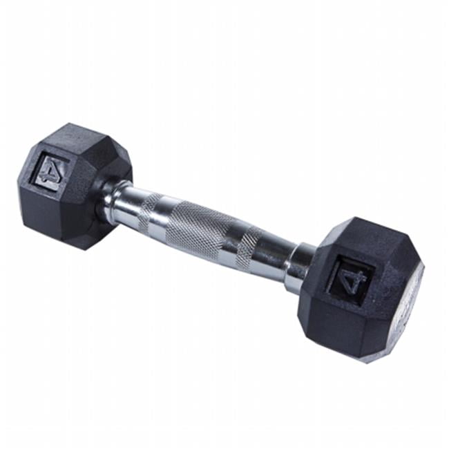 Power Systems 61504 4lb Rubber Octagonal Dumbbell - Walmart.com