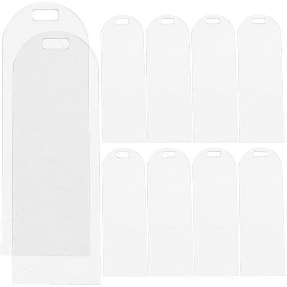 10Pcs Clear Acrylic Bookmarks Blank Acrylic Bookmarks Blank Bookmarks Unfinished Clear Bookmarks