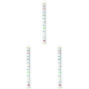 Cartoon Height Ruler 3 Pc Wall Decoration Stickers for Children Decorate Hanging Pictures Baby Canvas