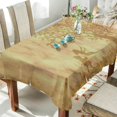 thumbnail image 3 of SKYSONIC 60"x60" Square Tablecloth with Girl Swinging View Prints, Anti-Wrinkle and Smooth Table Cloth for Kitchen/Home/Dinning Wedding Decoration, 3 of 7