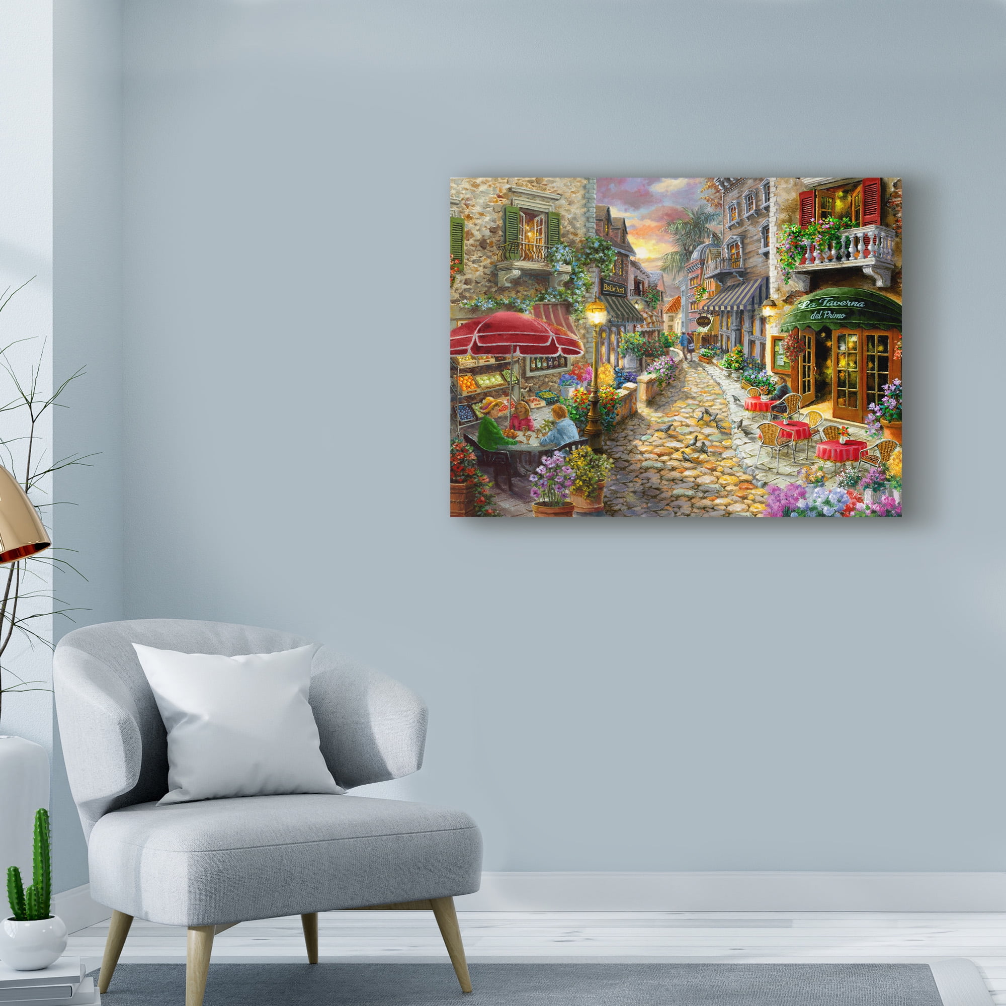 Trademark Fine Art 'Early Evening in Avola' Canvas Art by Nicky Boehme