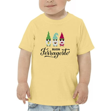 

Buon Ferragosto Cute Gnomes T-Shirt Toddler -Image by Shutterstock 4 Toddler