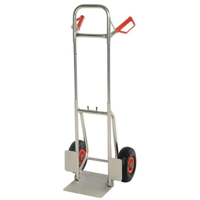 Vestil Manufacturing DHHT-250A-FD-PN Chariot à Main en Aluminium Rabattable&44; Pneumatique