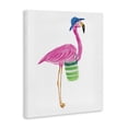 thumbnail image 4 of Stupell Industries Flamingo with Beach Bag Animals & Insects Painting Gallery Wrapped Canvas Art Print Wall Art, 16 x 20, 4 of 8