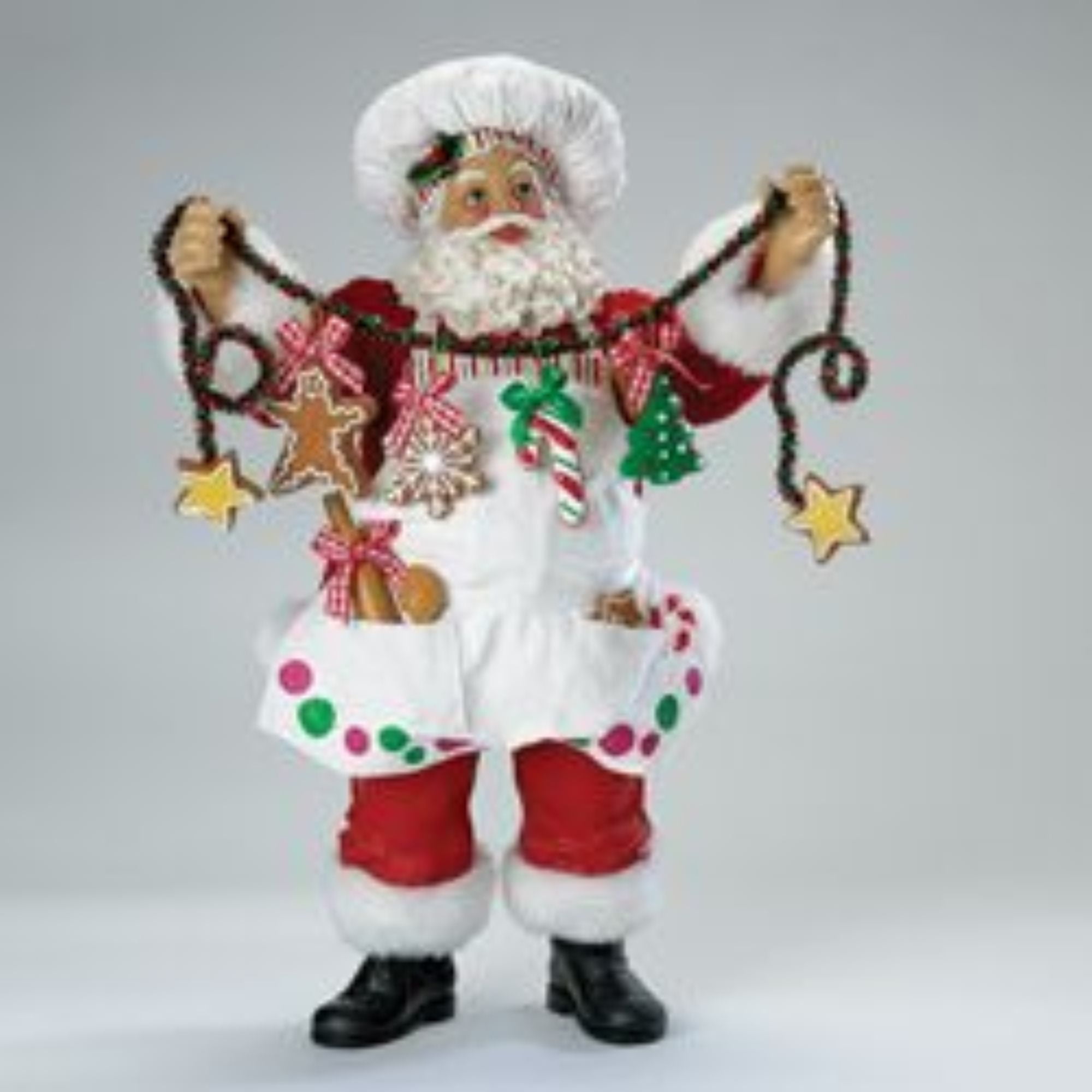 santa figurines from different countries