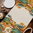 thumbnail image 2 of Fall Hills Table Runner, Autumn Thanksgiving Kitchen Dining Table Decoration for Home Party Decor 13x36 Inches, 2 of 9
