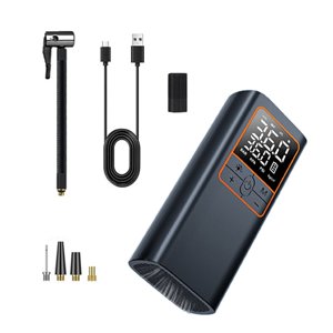 HLONK Digital Tire Inflator Portable Cordless Car Air Compressor Air Pumps with LED Light Universal Tire Inflator Rechargeable