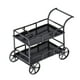 thumbnail image 4 of Carrito de Comedor de Servicio en Miniatura 1/12 Accesorios de de Comida de Negro, 4 of 7