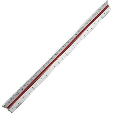 Architectural Scale - Chartpak Triangular Scale, Plastic, 12