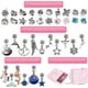 thumbnail image 2 of 60 piezas de joyería para niños, pulsera con dijes para niñas, kit de fabricación de joyas para niños, ideas de regalos para niñas adolescentes, 2 of 5