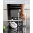 thumbnail image 4 of VA1KENE Glass Pitcher 64 oz Mason Jar Pitcher with Lid and Spout Leakproof for Drinks Juice Coffee Milk Tea White, 4 of 7