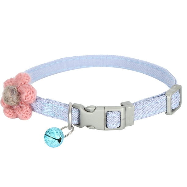 Collar del Animal Doméstico Cerdos del Animal Doméstico Ajustable Cuello Lindo del Poliéster con la Flor que Hace Punto para los Mini Cerdos ANGGREK Otros