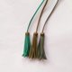 thumbnail image 3 of Borla de colgante con de colgantes de tapa para costura de fabricación de joyas de bricolaje Ejercito verde Soledad Borla colgante, 3 of 9