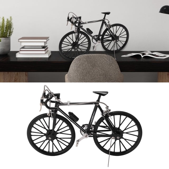 Juguetes para bicicletas de dedo, material de mini modelo de mini bicicleta de Aleación 19.0x13 cm para el HOGAR para la deicina para decoración de escritorio para automóbal