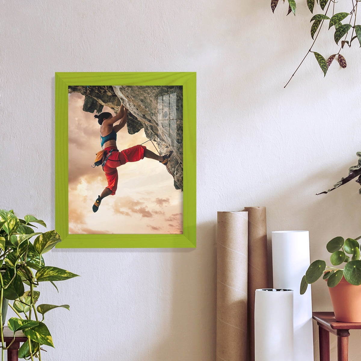 8x10 Wood Grain Picture Frame - Avocado