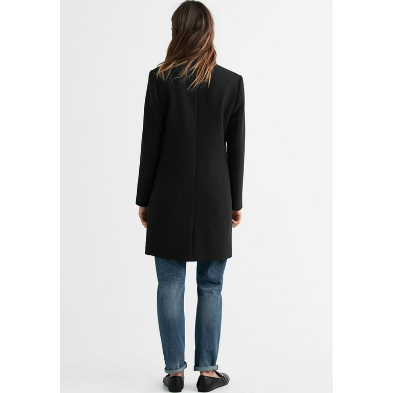 Jessica London Women's Plus Size Full Length Wool Blend Coat Coat 