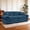 Blue, variant on Wansaly 84" Corduroy Sofa, Soft Sponge, Deep Seats, 2 Pillows, Upholstered Comfort for Living Room, Teal