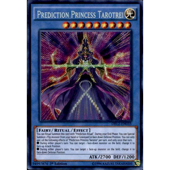 YuGiOh Dragons of Legend 2 Secret Rare Prediction Princess Tarotrei DRL2-EN035