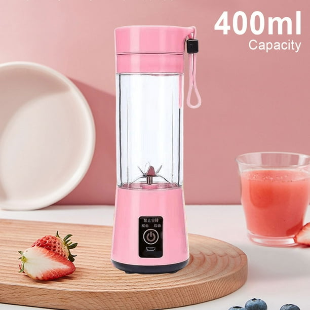 Licuadora Exprimidora Verduras Exprimidor Automatico Frutas Y Carga USB 400ml para