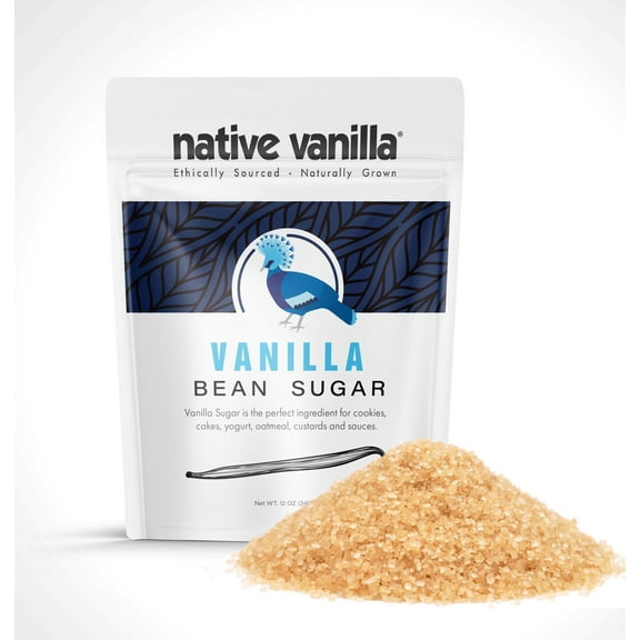 Native Vanilla Organic Vanilla Bean Sugar, 12 oz