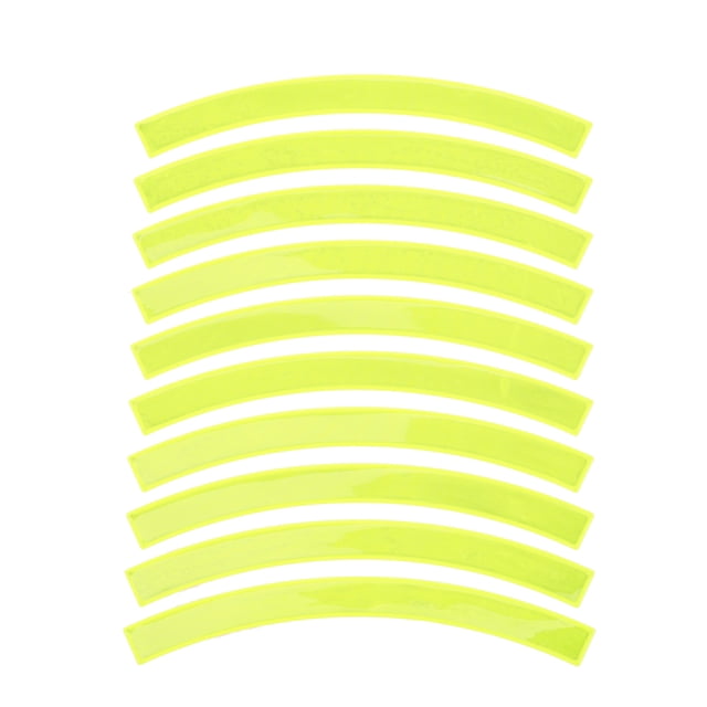 Shisuyan Balance Bike Rim Reflector Plastic Safety Outdoor Activities 1 Set 3.5*0.4*0.04in
