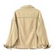 thumbnail image 2 of Chaqueta vaquera para mujer, chaqueta corta holgada de manga larga, Top informal de talla grande, 2 of 2