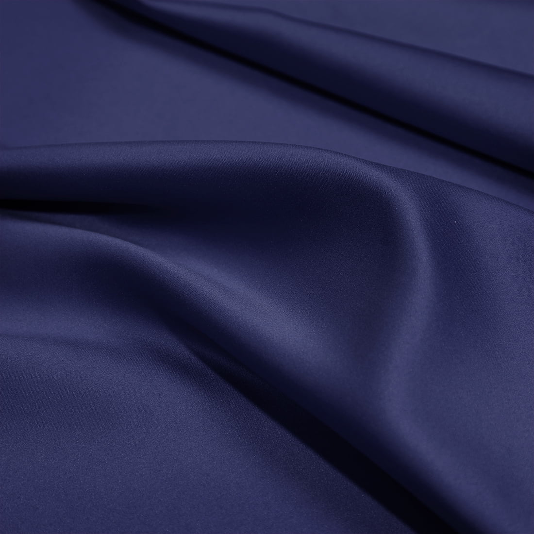 Unique Bargains 2 Pack Silky Satin Body Pillow Cases Navy 21" x 48"