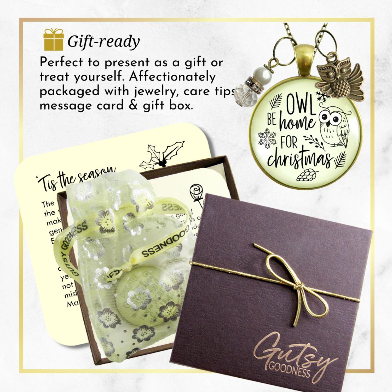 BFF Necklace Sweet Friendship Gutsy Goodness Female Adult Bronze Metal Jewelry