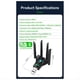 thumbnail image 3 of Adaptador USB WiFi de 1300Mbps Dongle Wi-Fi de Doble Banda 2,4G/5Ghz USB3.0 Receptor Inalámbrico de 4 Antenas 802.11AC de Alta Velocidad, 3 of 5