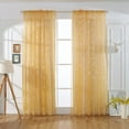 thumbnail image 1 of Festive Snowflake Voile Window Curtain for with Sheer Drape Panel, 1 of 6