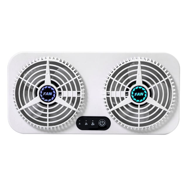 USB Car Exhaust Fan Auto Front Rear Window Air Vent Exhaust Fan Vehicle Radiator