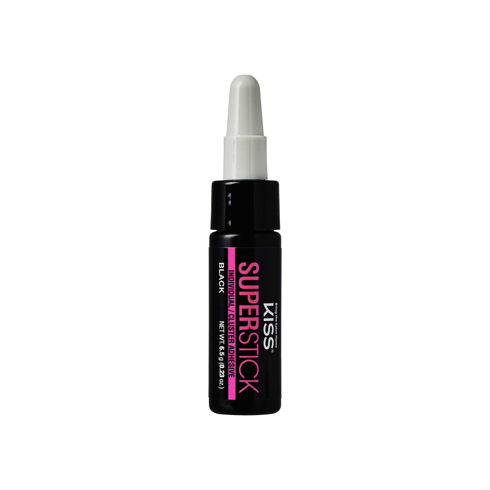 Kiss SuperStick Individual Lash Cluster Liquid False Eyelash Adhesive, Net Wt. 6.5g - Black