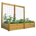 thumbnail image 6 of Gronomics 48L x 95W x 19H in. in. Raised Garden Bed with Trellis Kit, 6 of 6